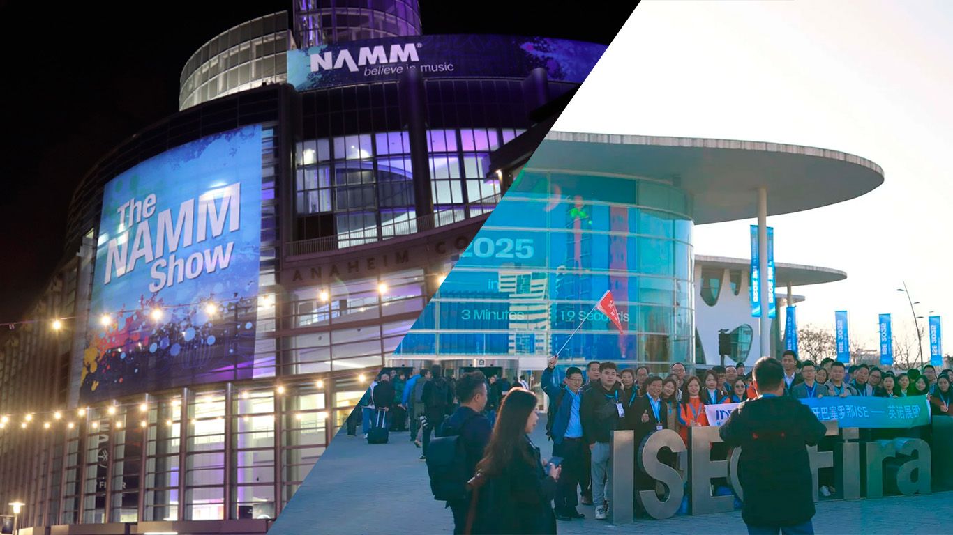 We’re heading to NAMM 🇺🇸 and ISE 🇪🇸, and we’d love to meet you there 🤝
